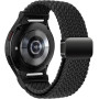 Issinlky bracelet tressée nylon pour Galaxy Watch 7/FE/6/5/4 40mm 44mm, bracelet élastique à boucle magnétique pour Galaxy Watch