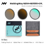 Walking Way 52mm Kit de Filtres ND64 + ND1000 + CPL – Inclus 3 Filtres pour Longue Exposition et Photographie de Paysage – Verre