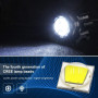 Kairiyard Phares Rond LED de Moto Projecteur Avant Feux de Brouillard Supplémentaires pour Moto avec Interrupteur et Support de 