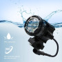 Kairiyard Phares Rond LED de Moto Projecteur Avant Feux de Brouillard Supplémentaires pour Moto avec Interrupteur et Support de 