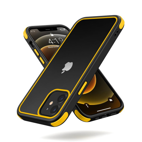 MobNano Coque Compatible avec iPhone 12/12 Pro 360 degrés Antichoc Pro Anti-Rayures Transparente PC/TPU Silicone Etui pour iPhon