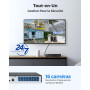 Reolink 4K PoE NVR 16 Canaux Caméra de Sécurité à Domicile Enregistrement de Vidéo avec Disque Dur de 4To Supportez 16MP/12MP/8M