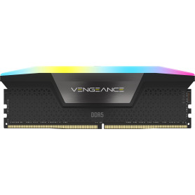 CORSAIR Vengeance RGB DDR5 RAM 8Go (1x8Go) 5200MHz CL40-40-40-77 1.25V Intel XMP 3.0 Mémoire pour Ordinateur de Bureau – Noir (C