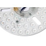 HAOLEDI Kit de rénovation pour ventilateur de plafond LED de 16,3 cm 22 W - Panneau de remplacement PCB 3 CCT 3 000 K 5 000 K 25