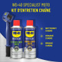 WD-40 Specialist Moto Kit entretien Chaine (Lot de 2)