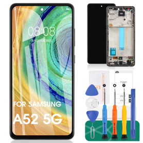 Écran tactile de rechange TFT pour Samsung Galaxy A52 5G LCD pour Samsung A52 5G Digitizer pour SM-A526B SM-A526U Écran tactile 