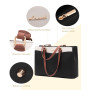 LOVEVOOK Sac Cabas Femme, Grande Sac Ordinateur Portable, Imperméable Sac de Cours Sacs a Main pour Les Cours Lycee, PU Cuir Sac