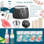 My skin WAX - Chauffe cire épilation professionnel avec bol silicone, appareil à cire chaude numérique: kit cire sans bande, 400