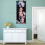 TuYines Blackpink Merchandise – Tableau enroulable, article de fan, poster en tissu, cadeau, poster en tissu pour décoration mur