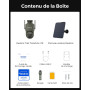 Reolink 4G LTE Caméra de Surveillance Double Objectif 4K, Carte SIM Incluse, sans Fil, PTZ, Suivi Automatique, Zoom Hybride 6X, 