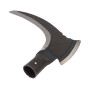 Bewinner Double Faux, Double Faucille en Acier à Haute Teneur en Manganèse, Double Faucille Facile et Confort, Outil de Jardinag