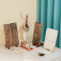 Lolalet Porte Bagues Affichage, Présentoir Bagues en Bois, Porte Bijoux pour Vendeurs Foires -Original