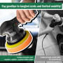 BATOCA S3 Polisseuse Compacte Sans Fil,Excentrique Voiture Polisseuse Orbitale 5mm,2500-5 000RPM,Machine à Polir Kit Portable,Po