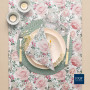 PAW Serviette de Table Papier - Airlaid (40 x 40 cm) I Fleurs, Roses I Décoration Anniversair, Mariage, Bapteme Garcon et Fille 