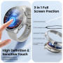 Neitra 2 Pièces Coque pour Huawei Watch GT 6 Pro 46mm Protection Écran, Dur PC Bumper Case avec Protecteur D'écran en Verre Trem