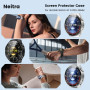 Neitra 2 Pièces Coque pour Huawei Watch GT 6 Pro 46mm Protection Écran, Dur PC Bumper Case avec Protecteur D'écran en Verre Trem