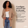 Amazon Essentials Femme Cardigan Léger Ouvert à l’Avant (Grande Taille Disponible)
