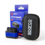 Sparco Dispositif de Diagnostic Automobile multimarque OBD2 Scanner Bluetooth 5.2 pour iOS et Android Lecteur de Codes d'erreur 