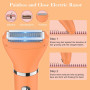 Scttomon Rasoir Electrique Feminin Tondeuse précise pour visage et zones sensibles, Tondeuse à poils corporels pour visage, jamb