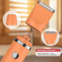 Scttomon Rasoir Electrique Feminin Tondeuse précise pour visage et zones sensibles, Tondeuse à poils corporels pour visage, jamb