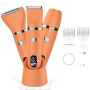 Scttomon Rasoir Electrique Feminin Tondeuse précise pour visage et zones sensibles, Tondeuse à poils corporels pour visage, jamb