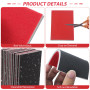 24Pcs Éponge de Ponçage Grain 180 à 3000 éponges Abrasives à Grains Variés Cale a Poncer Kit Papier Abrasif Sec et Humide pour M