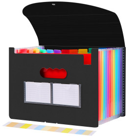 Diboniur Trieur 12 Compartiments A4, Rangement Papier Administratif, Extensible Classeur A4 Range Document Bureau, Trieur Docume