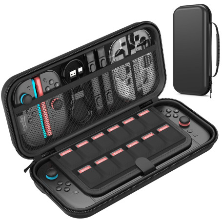 HEYSTOP Étui pour Nintendo Switch 2 Accessoires 2025 Dernier Modèle Protection Housse de Transport Rigide Portable Pochette de T