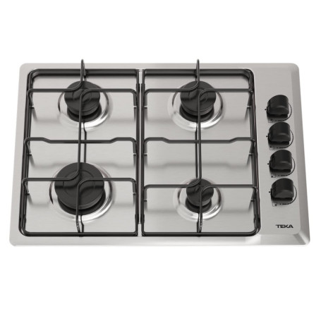 Plaque de Cuisson Gaz Teka HLX 540 - 4 Brûleurs en Acier Inox