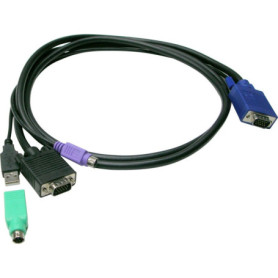 Câble KVM LevelOne 1,8 m pour KVM-3208/KVM-3216