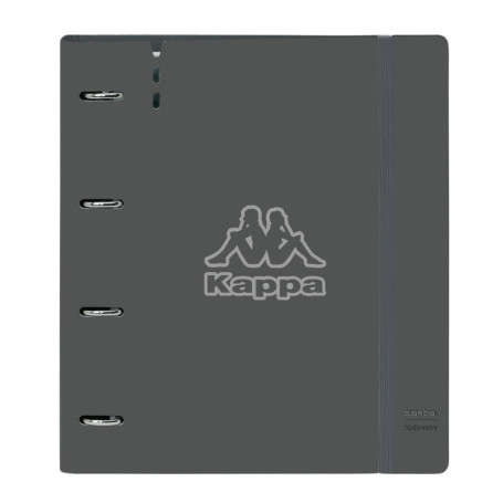 Classeur Safta KAPPA Dark 4 Anneaux 35 mm - 100 Feuilles A4 Noir