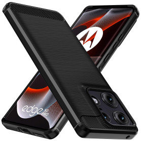 ivoler Coque Silicone pour Motorola Moto Edge 50 Pro, [Protection Antichoc Militaire] Étui de Protection, Mince Souple TPU Anti-
