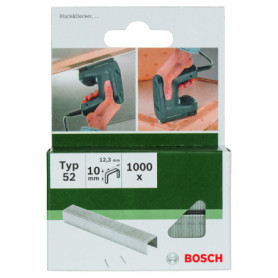 Set de 1000 agrafes à fil plat Type 52 - Bosch 6,84 €