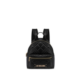 Sac à Dos Love Moschino Noir Matelassé pour Femmes