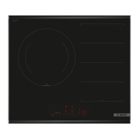 Plaque à Induction Bosch 60 cm avec FlexiInduction et Home Connect - Noir