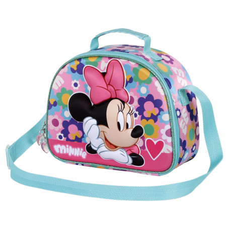 Sac à Goûter Isotherme Minnie Mouse 3D - Rose