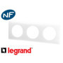 Plaque Murale Legrand Céliane 3 Postes Laquée Blanc