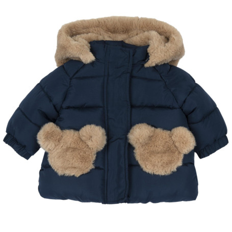 Blouson Bébé Fille Chicco avec Capuche - Pratique et Élégant