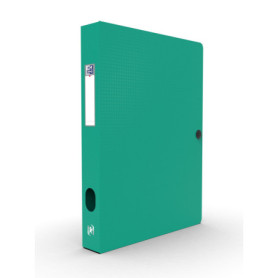Boîte de Rangement Oxford Memphis 24x32cm Vert avec Bouton Pression