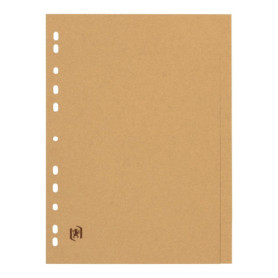 Intercalaires Touareg A4 en Carton Recyclé - 20 Lots Beige Naturel