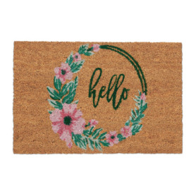 Paillasson Coloré en Fibres de Coco Antidérapant - 40x60 cm