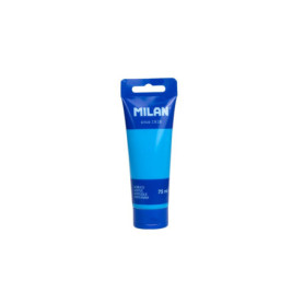 Peinture Acrylique Bleu Cyan 75 ml - MILAN