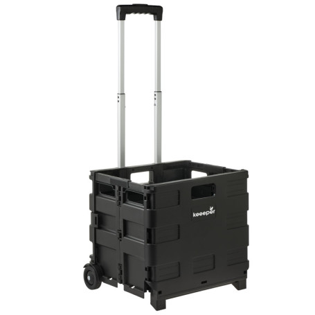Chariot de Course Olli 45L Noir - Keeeper