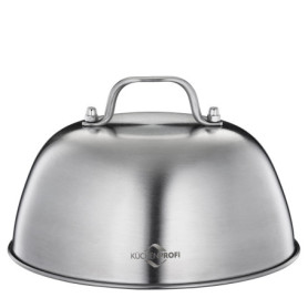 Cloche de Barbecue en Acier Inoxydable avec Poignée - Küchenprofi