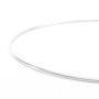Cerceau Métallique Argenté Ø 25 cm - 4 Pièces pour DIY et Décoration