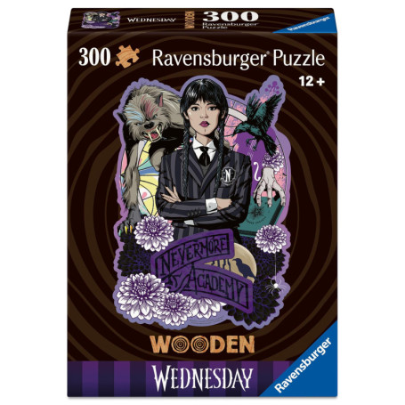 Puzzle en Bois Ravensburger Mercredi - 300 Pièces avec Figurines