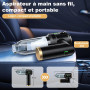 Aspirateur à Main 4 en 1, Aspirateur Voiture 28000 PA Puissant, Moteur sans Brosse, Aspirateur à Main sans Fil, 3 Vitesses 250 0