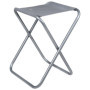 Tabouret Pliable en Acier Gris - Camp Gear, Pratique et Compact