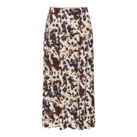 Jupe Longue Élégante ONLY Onlnova Life Vis Cairo en Chocolate Lab