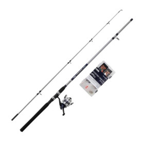 Combo Pêche Shakespeare Salt Estuary Enforcer - Canne et Moulinet 2,40 m